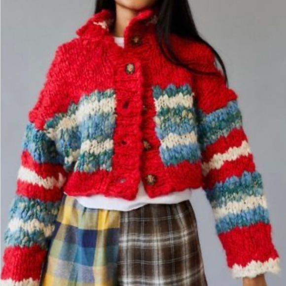NWT BDG Kinley Chunky knit cropped cardigan size XS
Retail $148
C1 - Picture 6 of 12